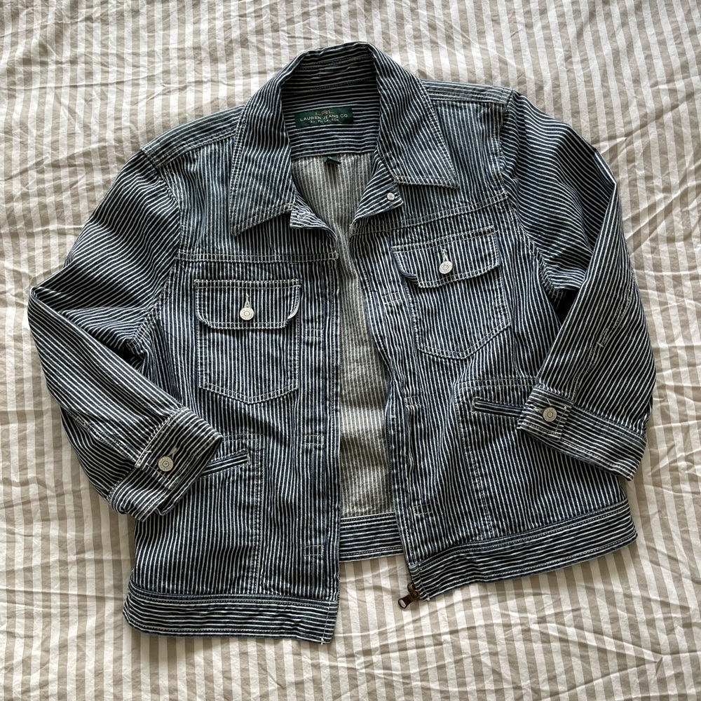 Ralph Lauren Railroad Stripe Jean Jacket